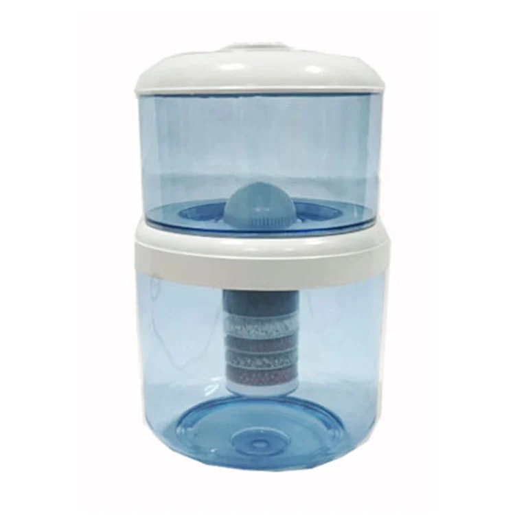 Mineraal actieve koolfilterfles van 14 liter