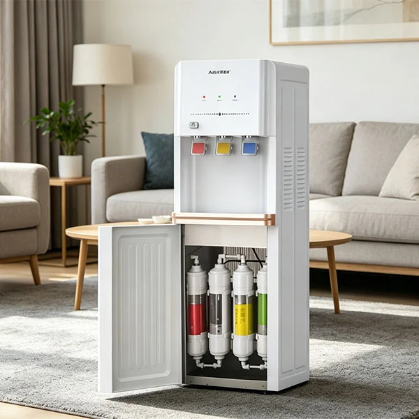 Materialen van voedingskwaliteit in waterdispensers: 304 roestvrij staal, AS, PP en siliconenslangen